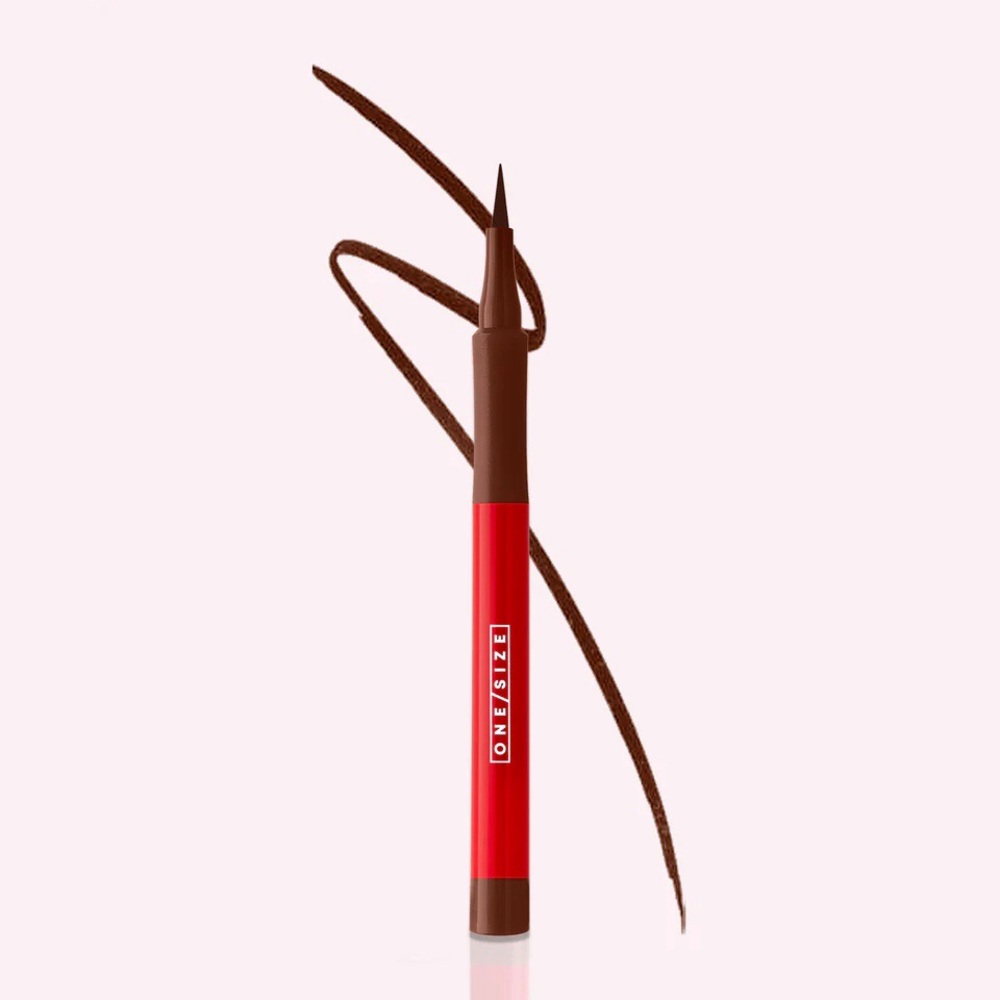 NWT ONE/SIZE Point Made Waterproof Liquid Eyeliner Pen in Busty Brown FULL SIZE